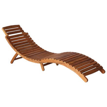 Load image into Gallery viewer, 3 Piece Sunlounger with Tea Table Solid Acacia Wood