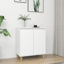 Load image into Gallery viewer, Sideboard with Solid Wood Legs Chipboard Storage Cabinet Multi Colors