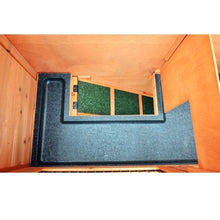 Load image into Gallery viewer, 36" Waterproof 2 Tiers Pet Rabbit Hutch Chicken Coop Cage Hen House Wood Color