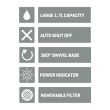 Load image into Gallery viewer, Daewoo Argyle 1.7L 3KW Jug Kettle White SDA1780