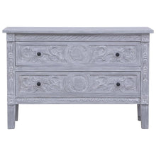 Load image into Gallery viewer, Sideboard with 2 Drawers 90x30x60 cm Solid Mahogany Wood