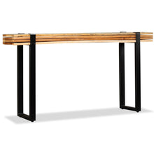 Load image into Gallery viewer, Console Table Solid Reclaimed Wood Adjustable