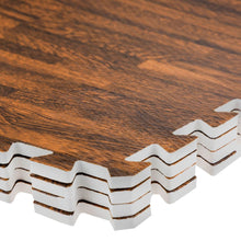 Load image into Gallery viewer, Eva Mat 8mm Large 60x60cm Dark Wood 4 Pc AS-54206 DGI-4075 ZIZ001679