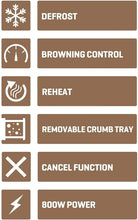 Load image into Gallery viewer, Daewoo Stockholm 2 Slice Matte Finish Wood Effect Toaster Cancel Defrost Reheat