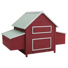 Load image into Gallery viewer, Chicken Coop Wood Hen Poultry Run w/Double Nest Box Multi Colours