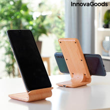 Load image into Gallery viewer, Qistan Wood Effect Wireless Charger with Stand