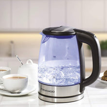 Load image into Gallery viewer, Daewoo Electric Iluminated Glass Body Kettle Hot Water Boiler Auto Shut-off