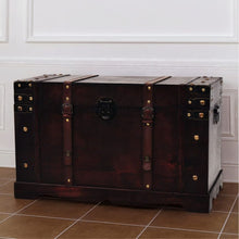 Load image into Gallery viewer, Vintage Treasure Chest Wood 66x38x40 cm