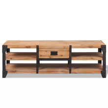 Load image into Gallery viewer, TV Stand Solid Acacia Wood 140x40x45 cm