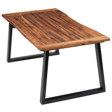 Load image into Gallery viewer, Dining Table Solid Acacia Wood 180x90 cm