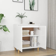 Load image into Gallery viewer, Sideboard with Solid Wood Legs Chipboard Storage Cabinet Multi Colors