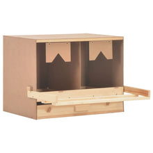 Load image into Gallery viewer, Solid Pine Wood Chicken Laying Nest 3 Compartments Box Multi Sizes
