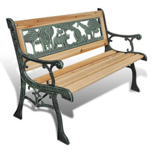Load image into Gallery viewer, Children Garden Bench 84 cm Wood