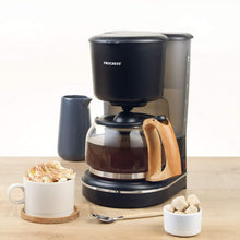 Load image into Gallery viewer, Progress Scandi 1.25Lt Coffee Maker Black & Wood Effect Stylish Finish