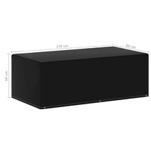 Load image into Gallery viewer, Garden Furniture Cover 6 Eyelets for Gas BBQs 170x90x60 cm
