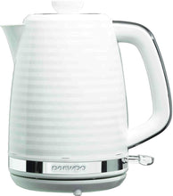 Load image into Gallery viewer, Daewoo Hive 1.7L 3KW Textured Kettle Glossy White