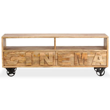 Load image into Gallery viewer, TV Cabinet Solid Mango Wood 120x30x48 cm
