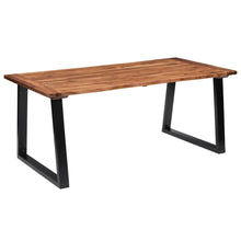 Load image into Gallery viewer, Dining Table Solid Acacia Wood 180x90 cm