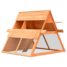 Load image into Gallery viewer, Rabbit Hutch Solid Pine & Fir Wood 152x128x108 cm