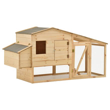 Load image into Gallery viewer, Chicken Cage Solid Pine Wood 178x67x92 cm