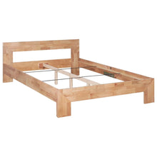 Load image into Gallery viewer, Lacquered Bed Frame Solid Oak Wood