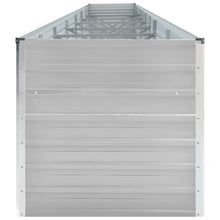 Load image into Gallery viewer, Garden Raised Bed Galvanised Steel 600x80x45 cm Grey
