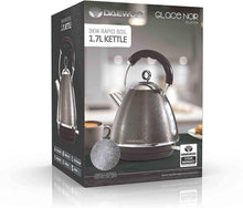 Load image into Gallery viewer, Daewoo Glace Noir 1.7L Pyramid Sparkling Kettle Removable Limescale Filter