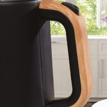 Load image into Gallery viewer, Daewoo Stockholm 1.7L Wood Effect Handle Cordless Design Black Kettle