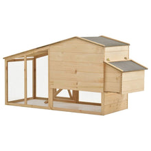 Load image into Gallery viewer, Chicken Cage Solid Pine Wood 178x67x92 cm