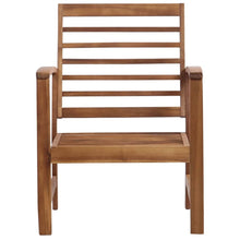 Load image into Gallery viewer, 4 Piece Garden Lounge Set Solid Acacia Wood