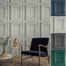 Load image into Gallery viewer, Grandeco Life Wood Panels Wallpaper Feature Vinyl Distressed Wooden Panelling