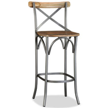 Load image into Gallery viewer, Bar Stool Solid Mango Wood