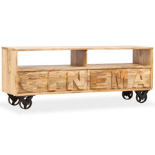 Load image into Gallery viewer, TV Cabinet Solid Mango Wood 120x30x48 cm