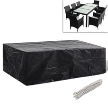 Load image into Gallery viewer, Garden Furniture Cover 8 Person Poly Rattan Set 10 Eyelets 300x140cm