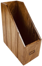 Load image into Gallery viewer, Solid Wood Magazine Organiser