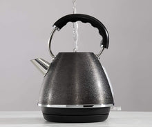 Load image into Gallery viewer, Daewoo Glace Noir 1.7L Pyramid Sparkling Kettle Removable Limescale Filter