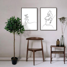 Load image into Gallery viewer, 4ft Laurel Tree Solid Wood Fabric Silk Flower Green Indoor and Outdoor General Simulation Tree