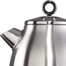 Load image into Gallery viewer, Daewoo Kingsbury 1.7L Stainless Steel Dial Kettle | 3kW | Removable & Washable Limescale Filter | Retro Dial Temperature Gauge | Auto & Manual Switch Off with LTD Indicator - Silver