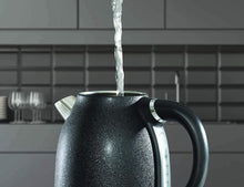 Load image into Gallery viewer, Daewoo Glace Noir 1.7L 3kw Electric Dome Kettle Rapid Boil Crackle Effect Black