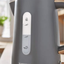 Load image into Gallery viewer, Tower Scandi Cordless Rapid Boil Kettle 1.7L 3000w Grey/Wood Accents