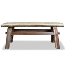 Load image into Gallery viewer, Bench Solid Reclaimed Wood 100x28x43 cm