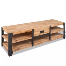 Load image into Gallery viewer, TV Stand Solid Acacia Wood 140x40x45 cm