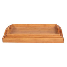 Load image into Gallery viewer, Tray With Handles, Three Piece Suit, Wood Color