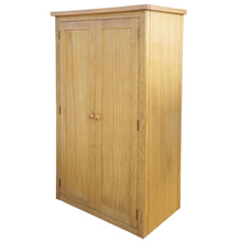 Load image into Gallery viewer, Wardrobe with 1 Drawer 90x52x183 cm Solid Oak Wood