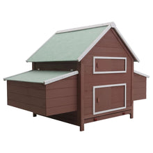 Load image into Gallery viewer, Chicken Coop Wood Hen Poultry Run w/Double Nest Box Multi Colours