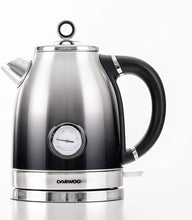 Load image into Gallery viewer, Daewoo Callisto Temperature Dial 1.7L Kettle, Removable &amp; Washable Limescale Filter, Manual Lid Opening, Auto/Manual Switch Off Options, Fully Rotational Base, Concealed Heating Element - Ombre Effect
