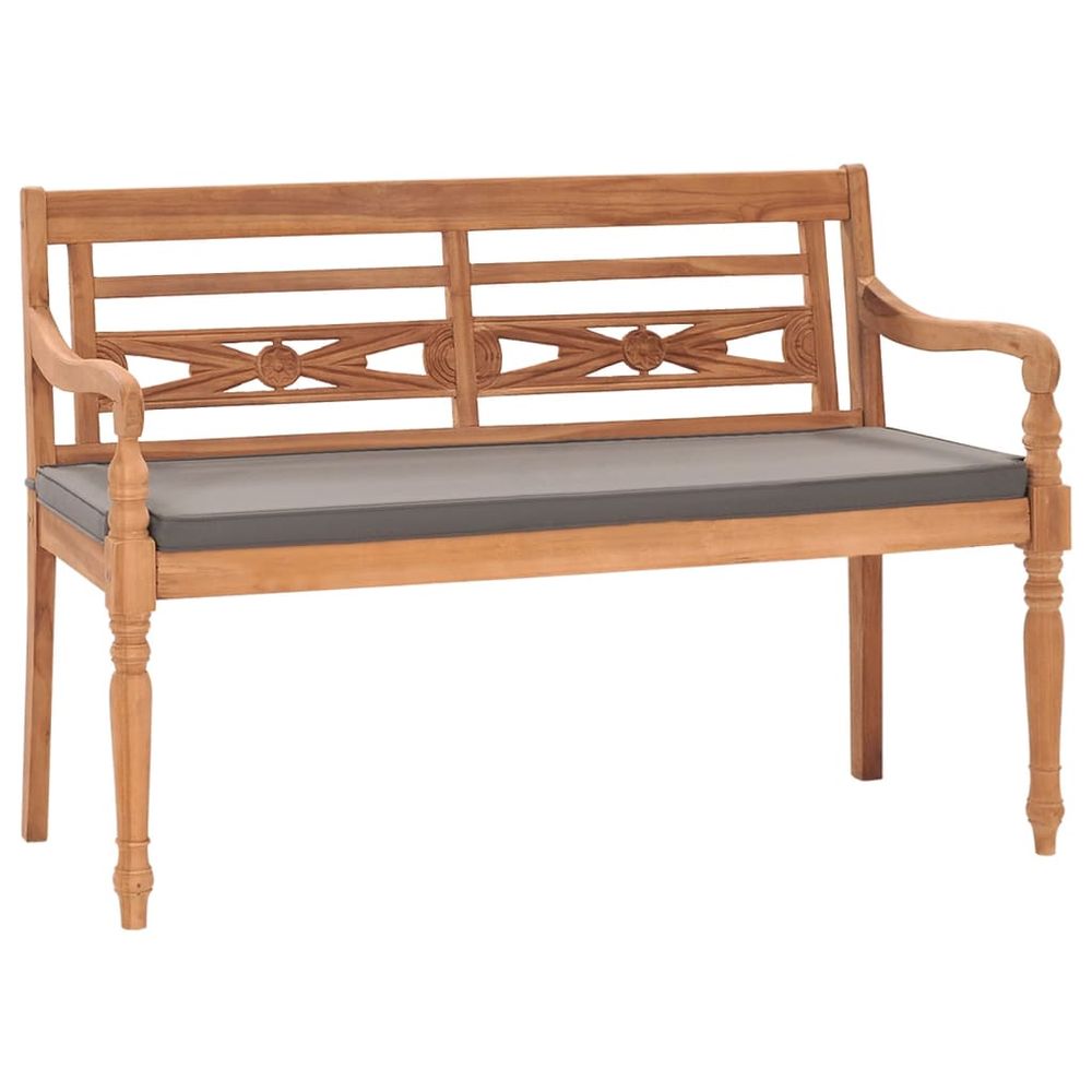 Solid Teak Wood Batavia Bench Outdoor Garden Loung Seating 47.2