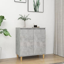 Load image into Gallery viewer, Sideboard with Solid Wood Legs Chipboard Storage Cabinet Multi Colors
