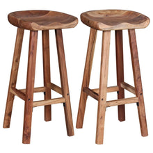 Load image into Gallery viewer, Bar Stools 2 pcs Solid Acacia Wood
