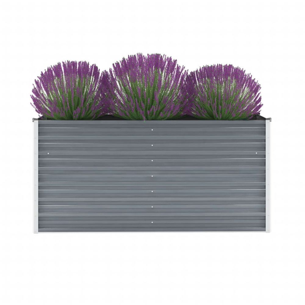 Garden Raised Bed cm Galvanised Steel